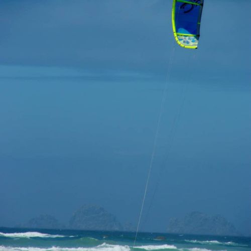 Kite surf aux tas de pois