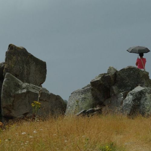La dame au parapluie